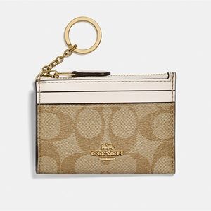 Coach Mini Keychain Coin Purse Wallet